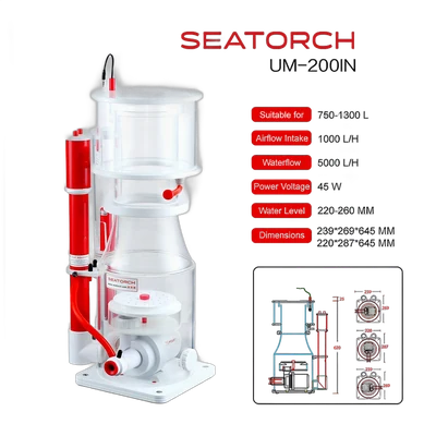 SeaTorch UM-200IN Protein Skimmer