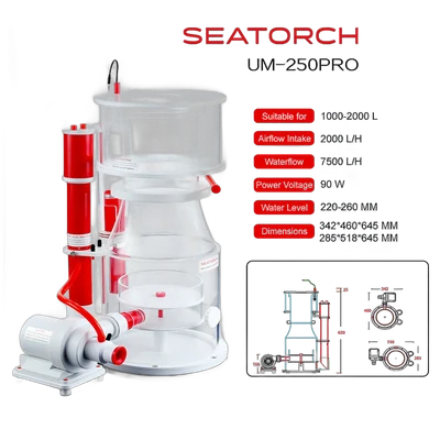 SeaTorch UM-250PRO Protein Skimmer