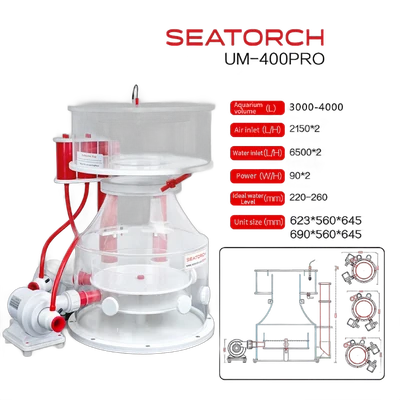 SeaTorch UM-400PRO Protein Skimmer
